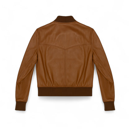 Classic Leather Bomber
