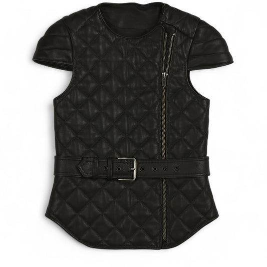 Armor Vest Leather Jacket
