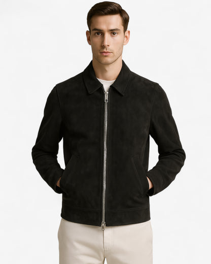 Suede Explorer Leather Jacket